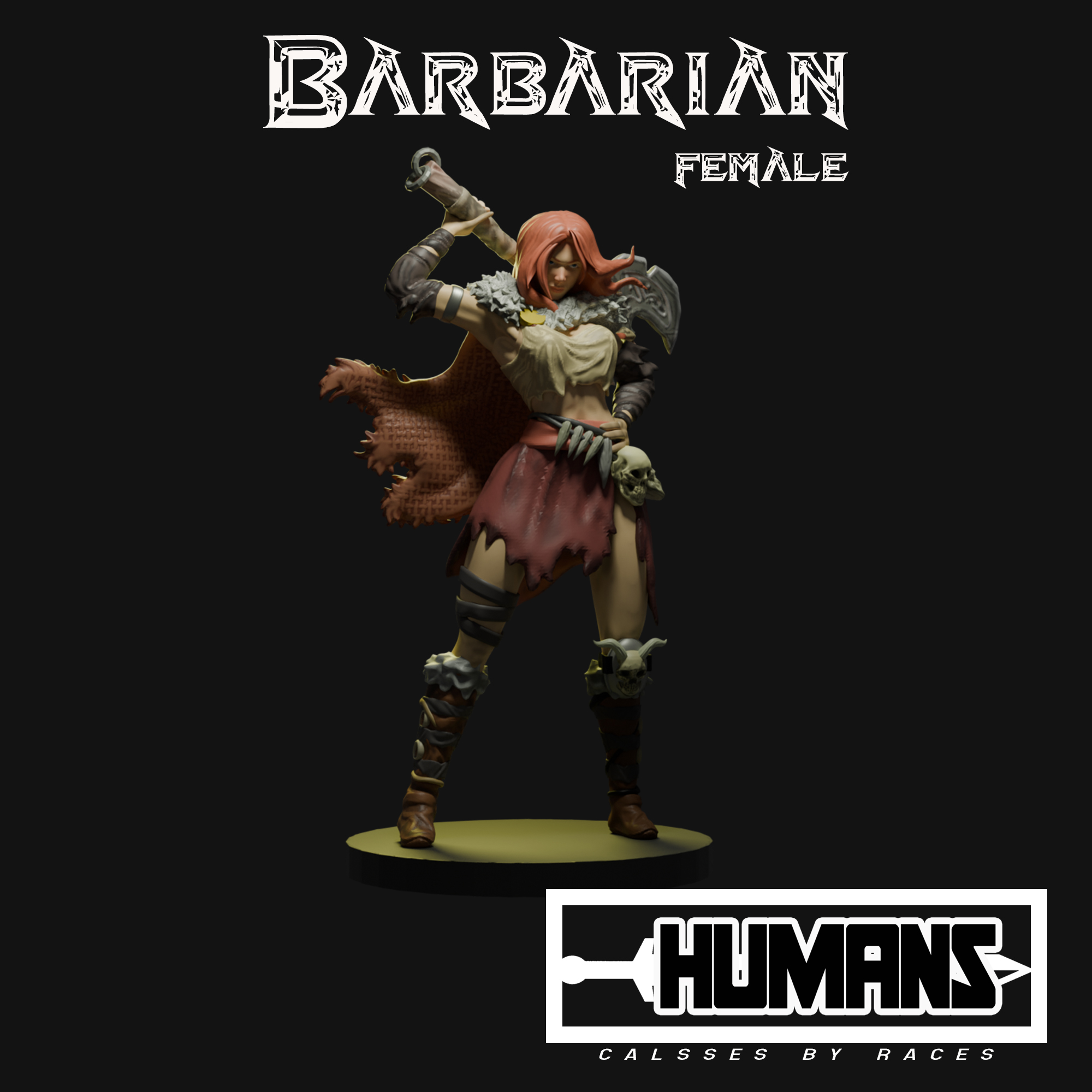 Human Female BArbarian